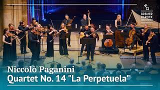 Niccolò Paganini: Quartet No.14, MS 41, "La Perpetuela" – Alexis Cárdenas