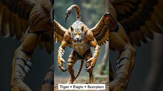 Unbelievable Hybrids: Wolf-Deer-Hawk, Tiger-Eagle-Scorpion, Lion-Giraffe-Bat, Bear-Owl-Snake