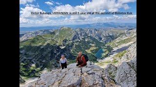 Bobotov Kuk, Montenegro with 5 year old Victor Bukasov