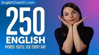 250 English Words You'll Use Every Day - Basic Vocabulary #65