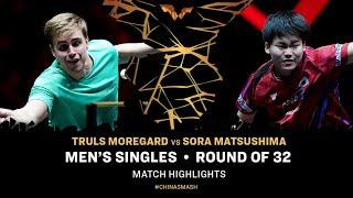 Truls Moregard vs Sora Matsushima | MS R32 | China Smash 2024