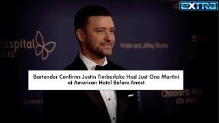 Bartender Confirms Justin Timberlake Had ONE MARTINI at Hotel Before Arrest