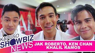 Kapuso Showbiz News: Jak Roberto, Ken Chan, and Khalil Ramos at the GMA Gala 2024