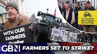 Farmers To Bring Britain to STANDSTILL As Strikes Threaten FOOD SHORTAGES Amid Labour Tax Row