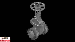 Gate Valve || Download free 3D cad models #5050