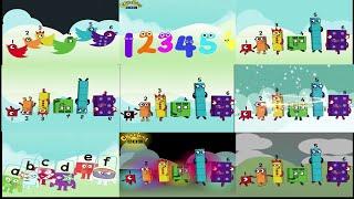 Top 10 DozenalBlocks intro Song , Split Screen 3x3 Superparison , Numberblocks