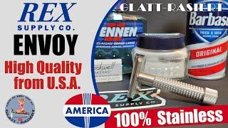 REX SUPPLY ENVOY ║ Hight Quality from USA / Rasierhobel / Nassrasur // GLATT - RASIERT