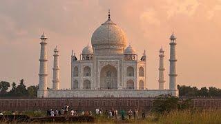 Visit India - The Mehtab Bagh and sunset views of Taj Mahal - The Moon Garden