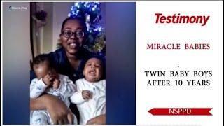 Miracle Babies||Twin boys after 10 years #nsppd #7amfireprayers #pastorjerryeze