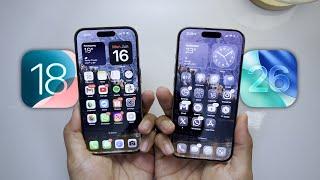 iOS 18 vs iOS 26 Side by Side: Is This Apple's Best Update Ever?
