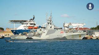 Royal Australian Navy's Fleet Base East in Sydney - November 2023