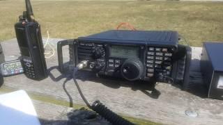 Out with my radios in the Forest Preserves of Cook County on 17 meters and 20 meters.