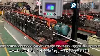 KINGREAL L-profile roll forming machine, Angle Profile Making Machine