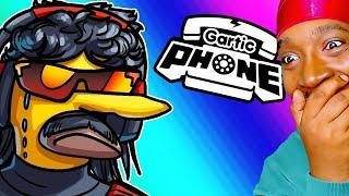 Gartic Phone - These Sketches Got Disrespectful! (REACTION)