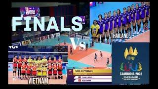 VIETNAM Vs THAILAND Womens Volleyball FINAL Game (ENGLISH commentator) SEA GAMES 2023 May 14,2023