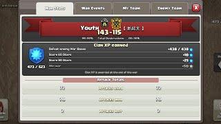 War winning continuously  winning streak so powerful #ytvideo #coc #gaming