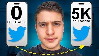 How to Grow From 0 to 5,000 Followers on Twitter/X Fast! (2024)