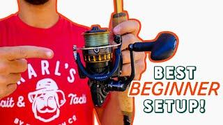 The BEST Rod & Reel Setup To Get Started Bass Fishing!!