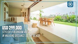 4-Bedroom Villa in Walking Distance to The Beach, Kedungu, Tabanan, Bali