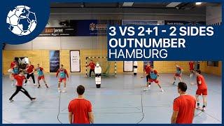 3vs2+1 - Outnumbered - Handballtraining - Jansen | Handball inspires Hamburg [deutsch/english]