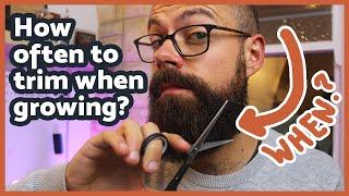 How often to trim beard when growing it out? | Keep it SIMPLE!