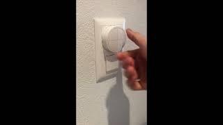 Philips Hue Tap Dial Switch Halterung mit CH Feller EDIZIO due 2er Rahmen