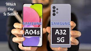 Samsung Galaxy A04s vs Samsung Galaxy A32S 5G - (2022), battery, camera, price, specifications.