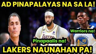 Pinapalayas na si Anthony davis sa Lakers | Naunahan pa ng Warriors ang Lakers kay Schroder