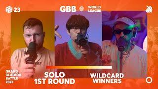 Solo [Round 1] Wildcard Winners Announcement | GBB23: World League