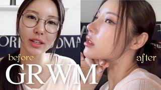 뉴욕에서 겟레디윗미 | 쿨톤 메이크업 | 30대 메이크업 | New York GRWM | 2024년 새로운 시작을 응원해줘