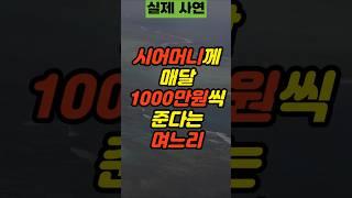 시어머니에게 매달 1000만원씩 준다는 며느리 | 사연 실제사연 부부사연
