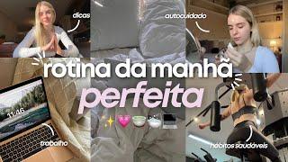 ROMANTIZANDO A MINHA ROTINA DA MANHÃ | 6am morning routine + muita produtividade 