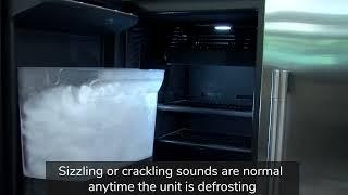 Normal Sounds in Freezer Compartment on Side by Side Refrigerator