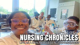 NURSING CHRONICLES Ep.1 | Microbiology In Person Class + Lab | Early College | Summer Edition