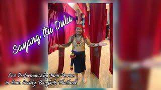 Sayang Itu Dulu by Junis Korom(Live Performance) in Siam Society, Bangkok, Thailand.