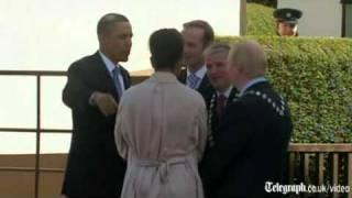 Barack Obama meets Irish cousin in Moneygall