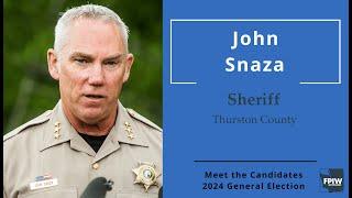 John Snaza • Sheriff • Thurston County