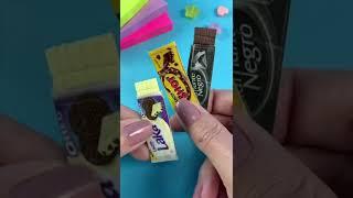 Como fazer Chocolate DIY Miniatura em Casa I Dicas #shorts