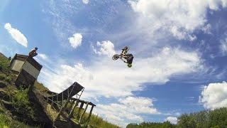 Attempt double backflip (BMX)