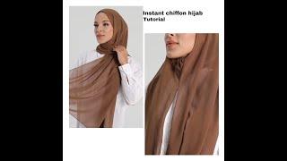 Instant chiffon Celinia Hijab from Tulip Fashion - No pins needed