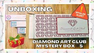 Spoilers Ahead!! Unboxing my Diamond Art Club Mystery Box #5 