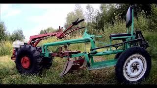 Мотоблок МТЗ, рыхление, прополка и окучивание картофеля