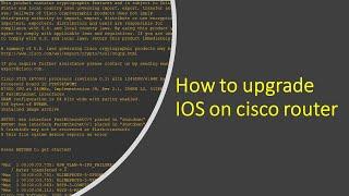 CCNA Tutorial: How to upgrade IOS on Cisco Routers | Nettech Media