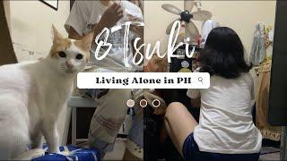 living alone in the Philippines: typhoon Kristine, how I handle pressure | silent vlog