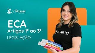 ECA - Artigos 1º ao 3º | JáPassei Educação | Concursos Públicos Pedagógicos 