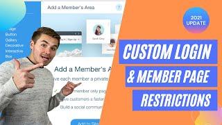 Adding A Custom Member Login and Page Restrictions in Wix | A COMPLETE Guide 2021 - Wix.com