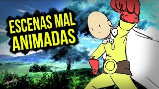 ►Top 9 - Las escenas peor animadas del anime | Saimsboy