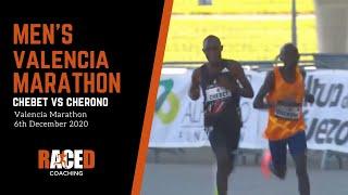 Men's Valencia Marathon 2020 - Chebet Vs. Cherono - EPIC last KM