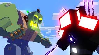 Giant ROBOT ZOMBIE vs Titan TV MAN - Minecraft Skibidi Toilet