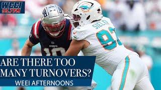 Does Patriots quarterback Drake Maye turn the ball over TOO MUCH? | WEEI Afternoons